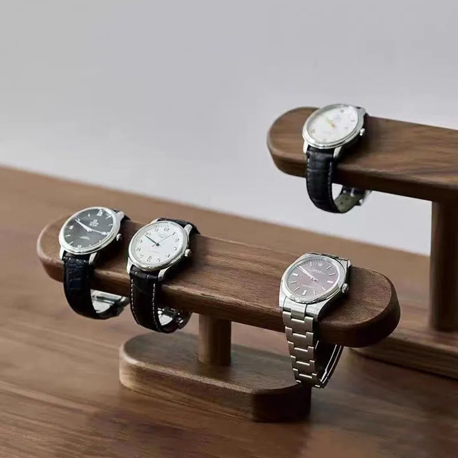 Walnut Watch Bracket Display Holder