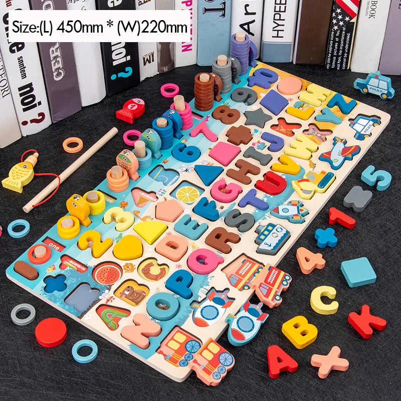 Educational Wooden Games Board