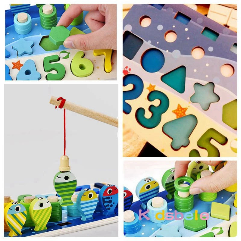 Educational Wooden Games Board