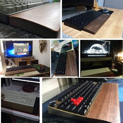 Walnut Wooden Keyboard Wrist Rest