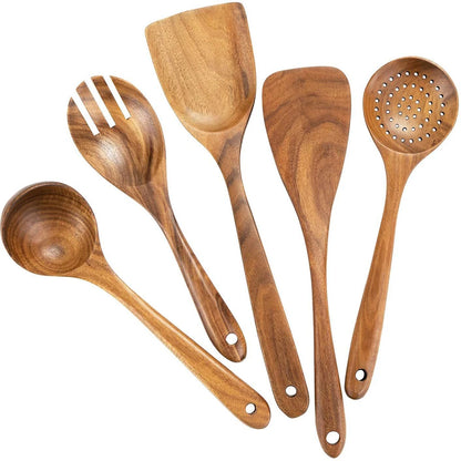 Wooden Kitchen Spoon Set