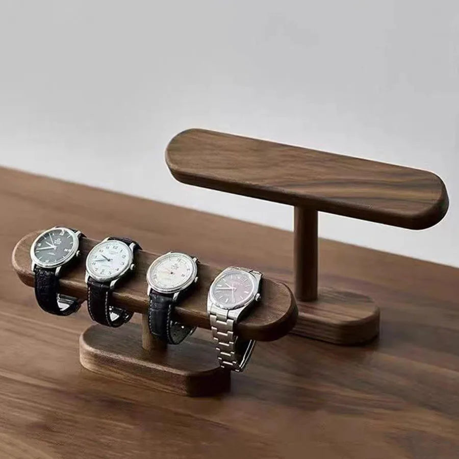 Walnut Watch Bracket Display Holder